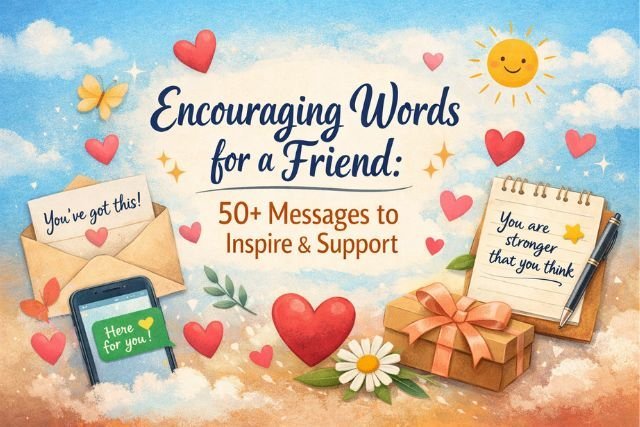 Encouraging Words for a Friend: 50+ Messages to Inspire & Support