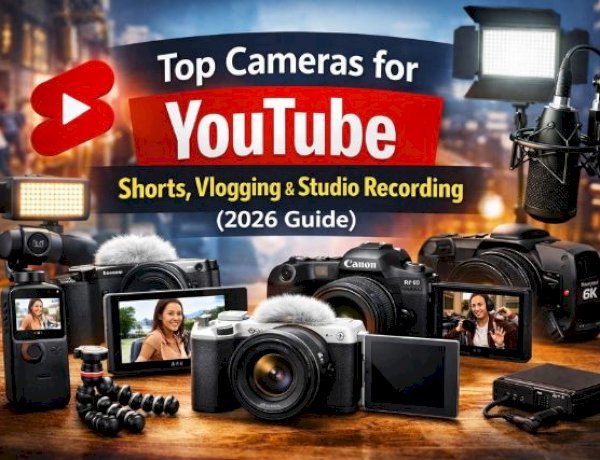 Top Cameras for YouTube Shorts, Vlogging & Studio Recording (2026 Guide)