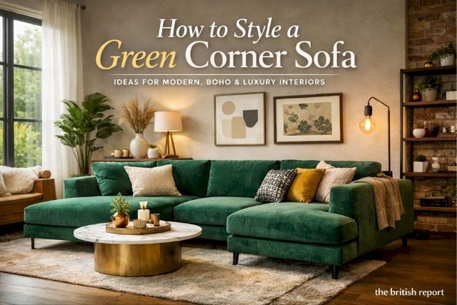 How to Style a Green Corner Sofa for Every Interior Theme