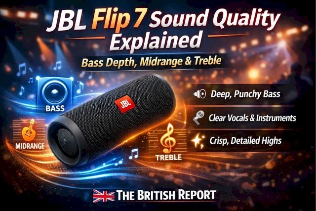 JBL Flip 7 Sound Quality Explained: Bass Depth, Midrange & Treble