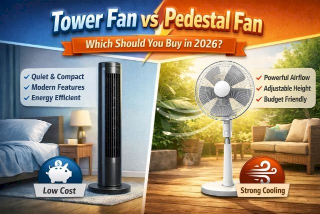 Tower Fan vs Pedestal Fan: Which One Should You Buy in 2026?