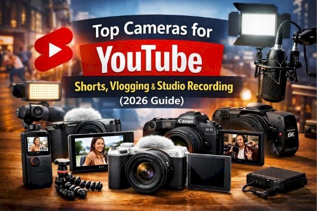 Top Cameras for YouTube Shorts, Vlogging & Studio Recording (2026 Guide)