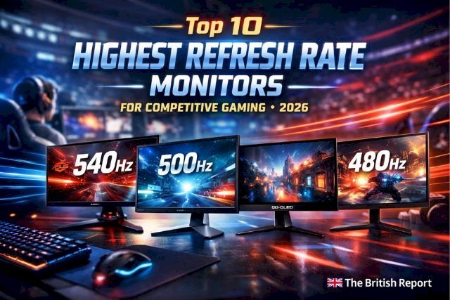 Top 10 Highest Refresh Rate Monitors for Competitive Gaming