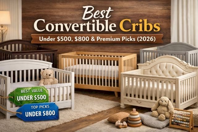 Best Convertible Cribs Under $500, $800 & Premium Picks (2026)