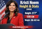 Kristi Noem Height (2026) – Feet, CM, Weight, Age & Full Body Stats