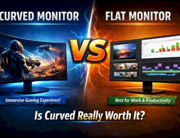 Curved Monitor vs Flat – Is Curved Really Worth It? (2026 Guide)