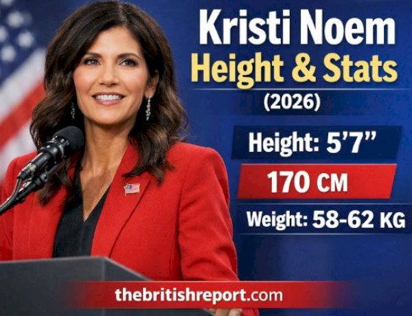 Kristi Noem Height (2026) – Feet, CM, Weight, Age & Full Body Stats