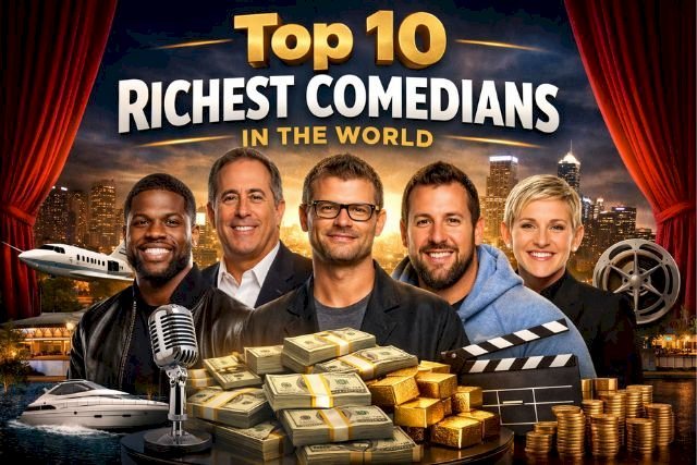 Top 10 Richest Comedians in the World (2026): Net Worth, Careers & How They Built Their Fortunes