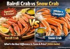 Bairdi Crab vs Snow Crab: What’s the Real Difference in Taste & Price? (2026 Guide)