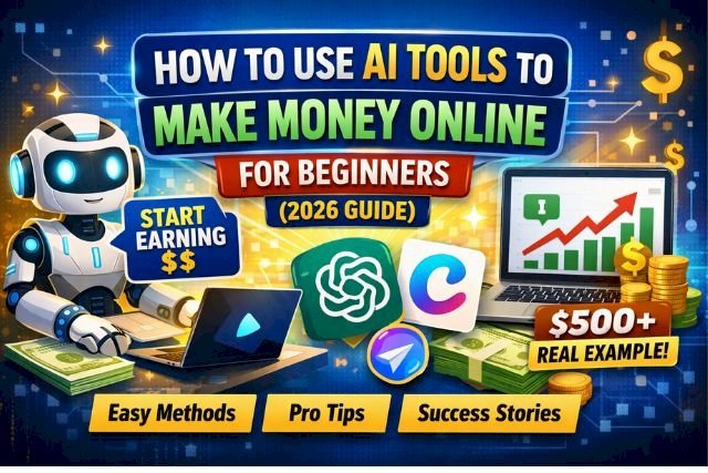 How to Use AI Tools to Make Money Online for Beginners (2026 Guide)