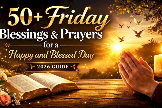 50+ Friday Blessings and Prayers for a Happy and Blessed Day