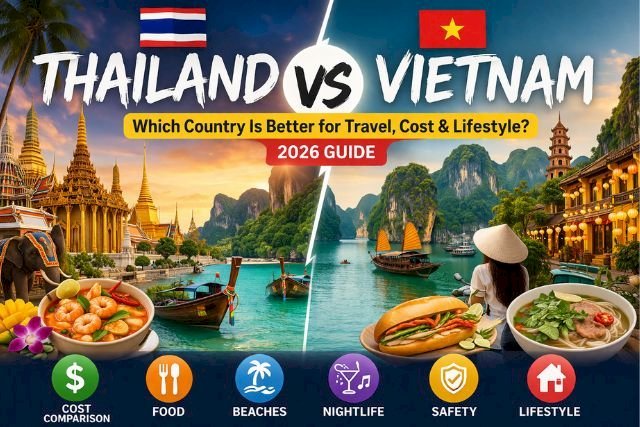Thailand vs Vietnam (2026): Which Is Better for Travel, Budget, Beaches & Living?