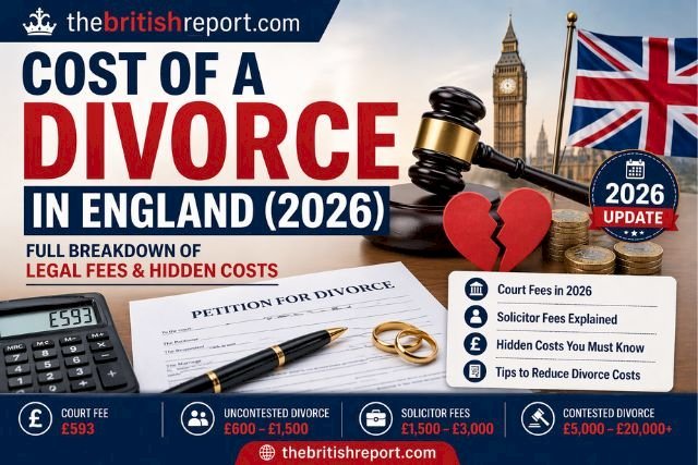 Cost of a Divorce in England (2026): Full Breakdown of Legal Fees & Hidden Costs