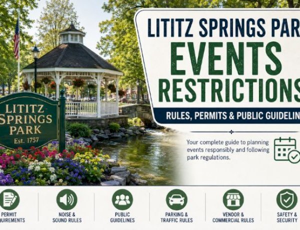 Lititz Springs Park Events Restrictions: Rules, Permits & Public Guidelines