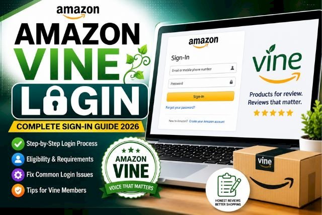 Amazon Vine Login: Complete Sign-In Guide, Eligibility & Common Login Fixes (2026)